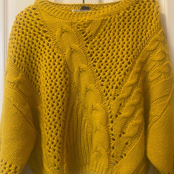 Ebby And I Gold Knitted Sweater L - Picture 2 of 9